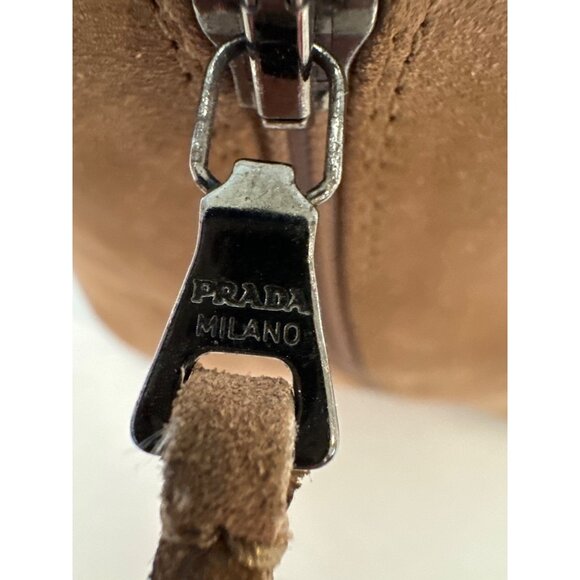 Prada Womens Boot AMPUTEE - LEFT SHOE ONLY - Sz 38 Beige Ankle Side-Zip Sporty - Picture 5 of 11